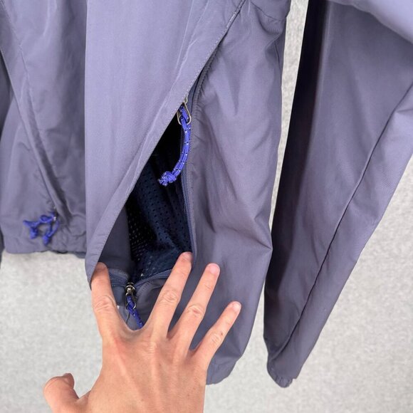 Patagonia Womens VTG Integral Jacket Size S Purple Lightweight Pockets Mock Neck - Picture 2 of 15